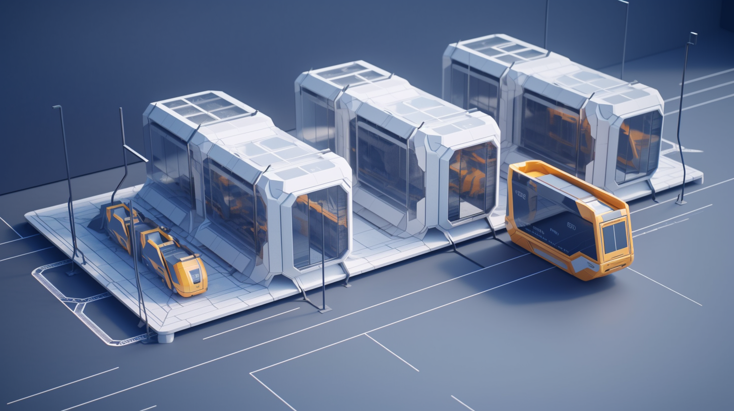 pod-transfer station for autonomous transporters